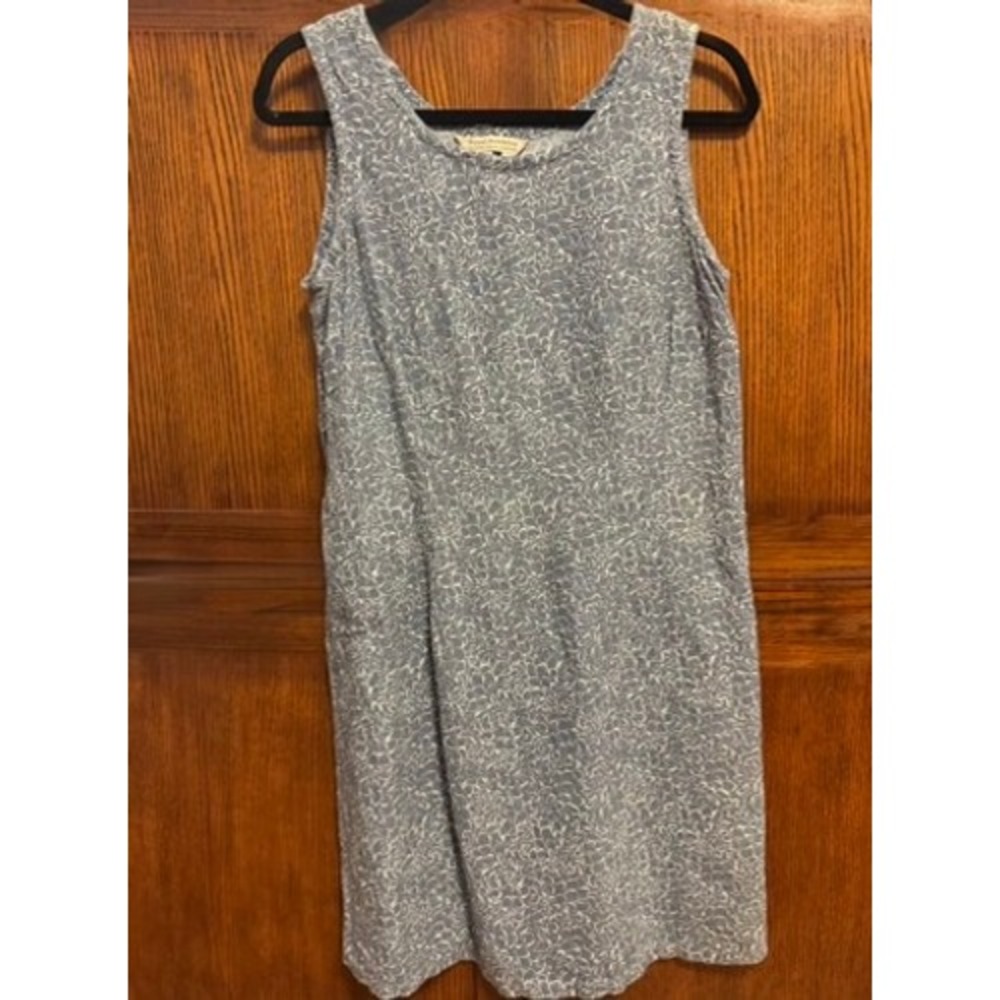 Royal Robbins Shift Dress Silk Sleeveless Travel Floral M L Wrinkle Resistant